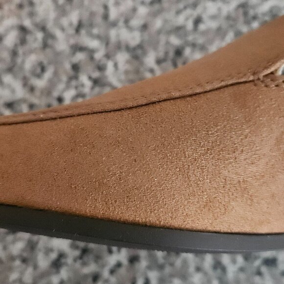 NWT UNISA Light brown Tan Comfort Mule kitten heel Shoe  7 - Picture 4 of 11